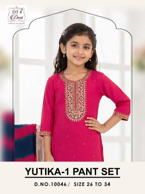 DT Devi Yutika vol 1 10046 Kids kurti manufacturer in Gujarat
